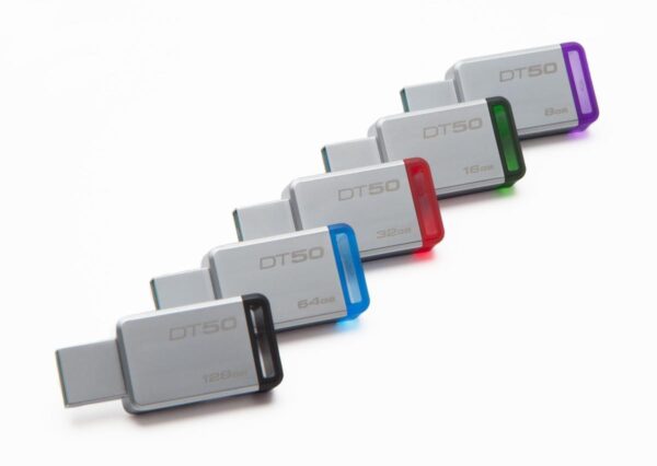 Kingston 128 GB Data Traveler 50 3.0 USB Flash Drive - Brand Warranty
