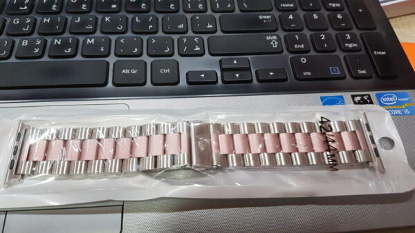 High Quality 42/44mm New Rolex color shade Solid Metal Stainless Steel Chain Band Watch Replacement Strap Smartwatches Wrist Modern Design Buckle Quality Bracelet - Image 7