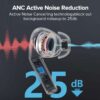 Joyroom ANC Noise Reduction Wireless Earbuds JR-TA2 – Black - Image 4