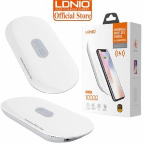 LDNIO | Universal Wireless Charging | 10,000 mAh | Slim Design | Dual USB Input | Power Bank