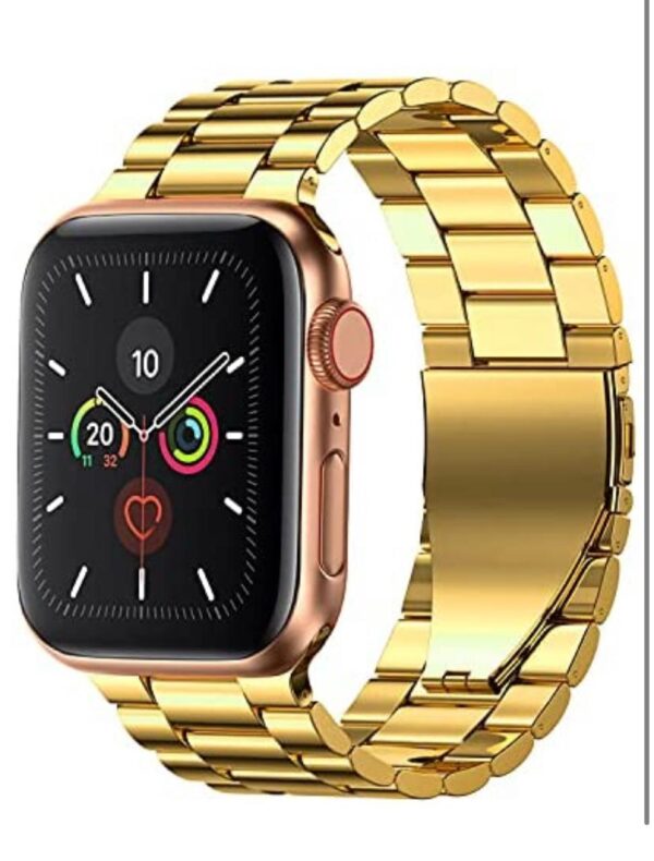 High Quality 42/44mm New Rolex color shade Solid Metal Stainless Steel Chain Band Watch Replacement Strap Smartwatches Wrist Modern Design Buckle Quality Bracelet - Image 2