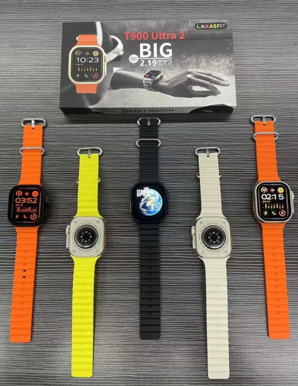 T900 Ultra 2 Series 9 2024 Dynamic Island Gesture Answering 49mm Big display Smartwatch