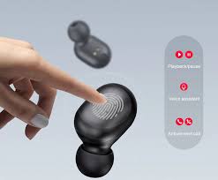 Haylou GT1 TWS Fingerprint Touch Bluetooth Earphones, HD Stereo Wireless Headphones,Noise Cancelling Headset