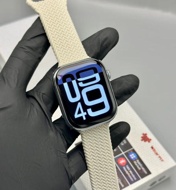 HK10 Pro Max Smart Watch Stainless Titanium  (3 Straps Free) - Image 3