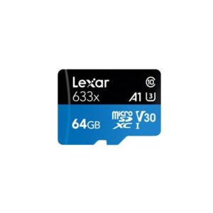 Lexar 64GB High-Performance 633x 95MB/s MicroSDHC UHS-I Memory Card 5 Year Warranty