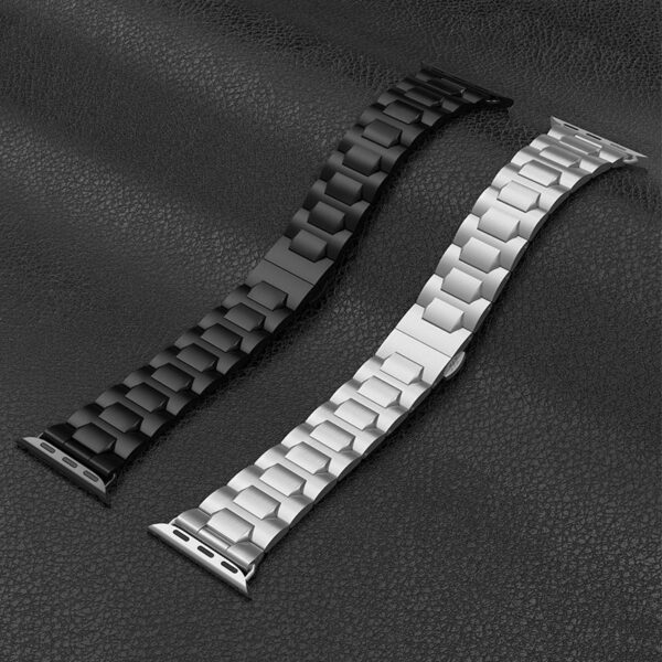 High Quality 42/44mm New Rolex color shade Solid Metal Stainless Steel Chain Band Watch Replacement Strap Smartwatches Wrist Modern Design Buckle Quality Bracelet - Image 3