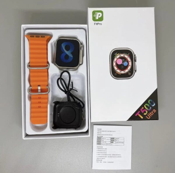 T500 Ultra Pro Plus Smart Watch 44mm| Smart Watch For Men And Women | Bluetooth Connectivity | High Quality Budget Smart Watch