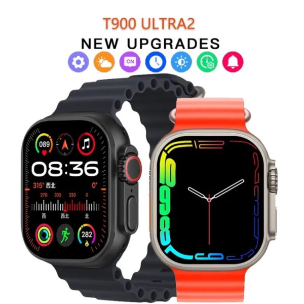 T900 Ultra 2 Series 9 2024 Dynamic Island Gesture Answering 49mm Big display Smartwatch - Image 2