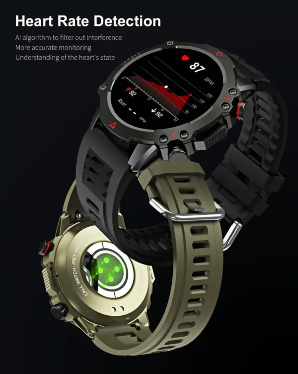 TF10 Pro Smart Watch Round Dial 1.53 Inch Screen AMOLED Display Bluetooth Calling Smartwatch - Image 4