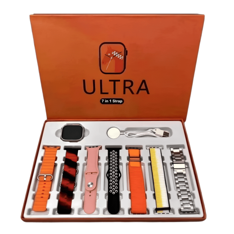 7 in 1 Ultra Latest Model Smart Watch with Bluetooth Calling and Fitness Tracking Features in Pakistan