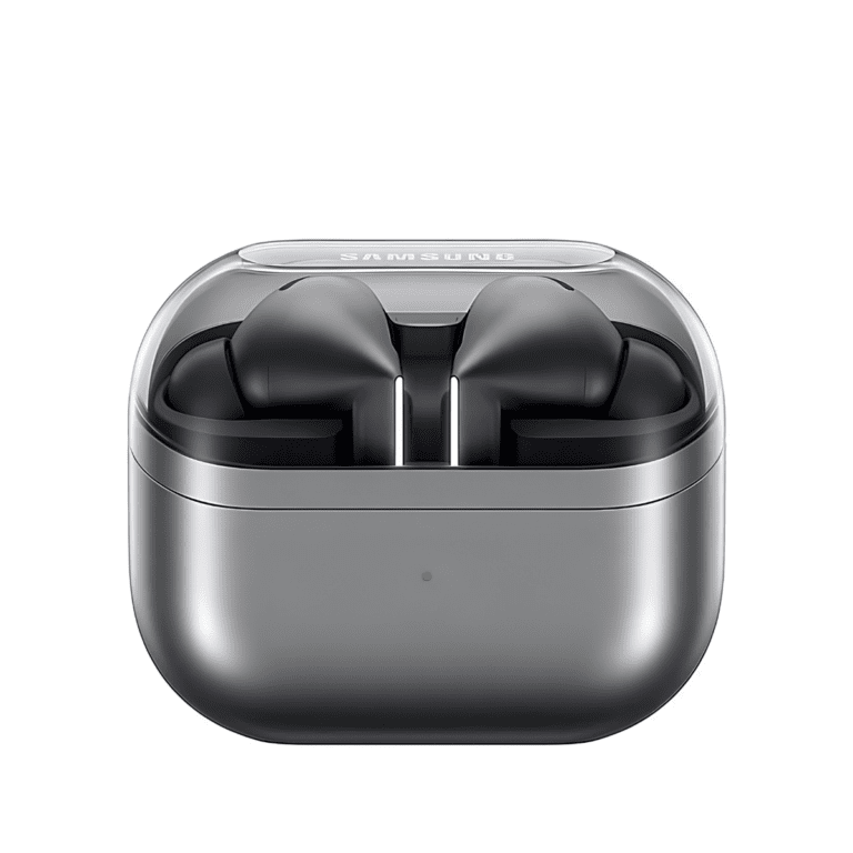 Buds 3 Pro wireless earbuds with active noise cancellation, high-quality sound, Bluetooth connectivity, and charging case