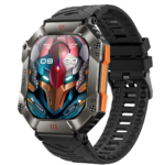 KR80 Outdoor Sports Fitness Tracker BT Call Music 2inch Screen Compass 650mAh Large Battery Smartwatch