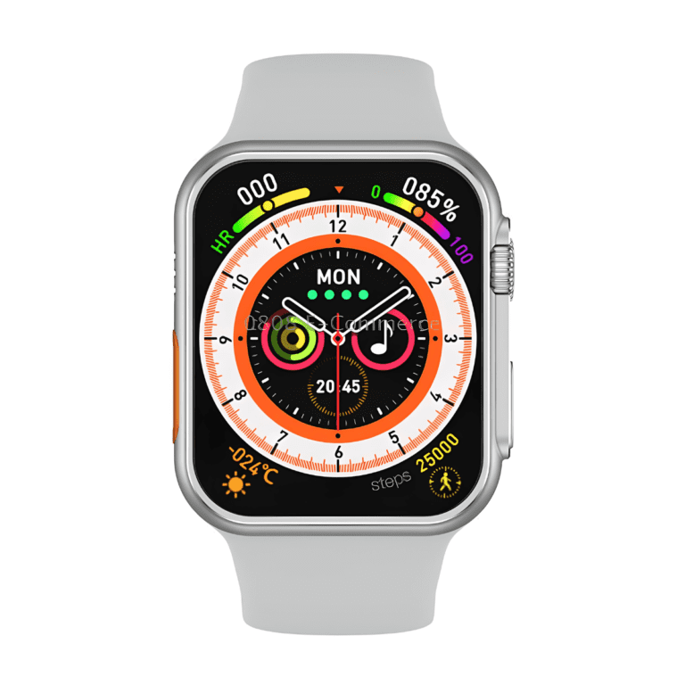 N8 Ultra smart watch with large HD display, Bluetooth calling, fitness tracking, heart rate monitor, and multi-sport modes