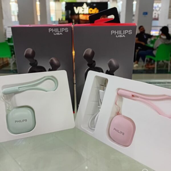 Philips USA TWS Mini Earbuds Handfree – True Bluetooth Wireless Earbuds Headphones 5.0 | Mini Bluetooth Headset HD Calls, Long Battery