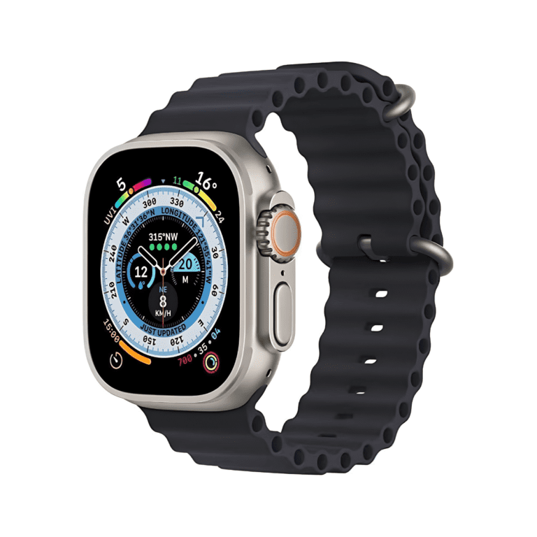 T800 Ultra 2 smart watch with square display, fitness tracking features, Bluetooth calling, heart rate monitor, and sporty design