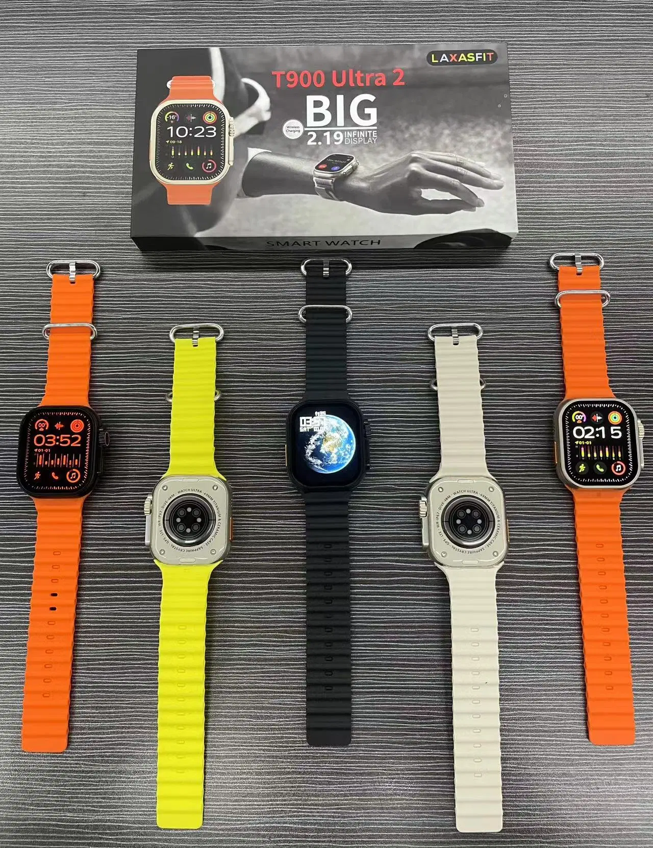 T900-Ultra-2-Series-9-2-19-Inch-Screen-Rotating-Dual-Buttons-Hiwatchpro-Smartwatch-T900-Ultra-Hiwatch-PRO-Laxasfit-Smart-Watch-Ultra9.webp T900 Ultra 2 Series 9 2024 Dynamic Island Gesture Answering 49mm Big display Smartwatch - Image 1