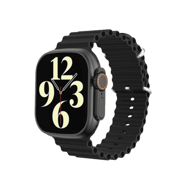 W9 Ultra Series 9 smart watch with square full-screen display, fitness tracking features, Bluetooth calling, and sporty smartwatch design
