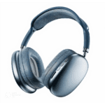 IP9 wireless over-ear Bluetooth headphones with high bass and noise isolation in black color