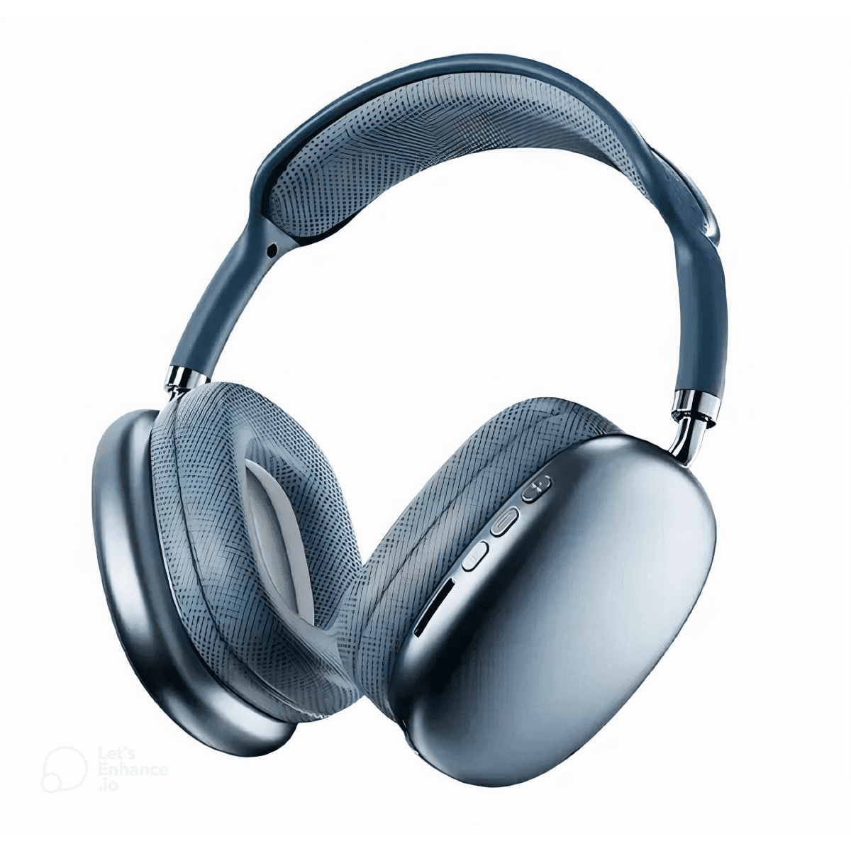 IP9 wireless over-ear Bluetooth headphones with high bass and noise isolation in black color