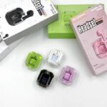 Air31 Earbuds Wireless Crystal Transparent Body – With Silicone Pouch - Image 7