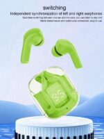 Air31 Earbuds Wireless Crystal Transparent Body – With Silicone Pouch - Image 2