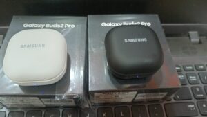 Galaxy Buds 2 Pro - Wireless Earbuds - Titanium Wireless Bluetooth Earbuds - Buds 2 Pro Water Resistant Earphone - Premium Quality Airdots - High Bass Airbuds - Compatible With Ios And Android Devices - Image 3