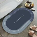 Nonslip Soft Rubber Bath Mat For Bathtub And Shower, Anti Slip Bacterial Anti Bacterial Machine Washable Pvc Bath Mat For Bathroom Bathroom Written Mat (random Color) - Image 3