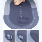 Nonslip Soft Rubber Bath Mat For Bathtub And Shower, Anti Slip Bacterial Anti Bacterial Machine Washable Pvc Bath Mat For Bathroom Bathroom Written Mat (random Color) - Image 9