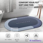 Nonslip Soft Rubber Bath Mat For Bathtub And Shower, Anti Slip Bacterial Anti Bacterial Machine Washable Pvc Bath Mat For Bathroom Bathroom Written Mat (random Color) - Image 2