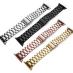 High Quality 42/44mm New Rolex color shade Solid Metal Stainless Steel Chain Band Watch Replacement Strap Smartwatches Wrist Modern Design Buckle Quality Bracelet