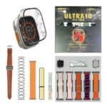 Ultra 10 Smart Watch | 10 In 1 Straps+jelly Case | Bt Calling | Super Hd Display 49mm | Multi Color Straps & Wireless