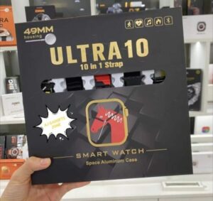 Ultra 10 Smart Watch | 10 In 1 Straps+jelly Case | Bt Calling | Super Hd Display 49mm | Multi Color Straps & Wireless - Image 4