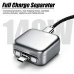 Smart Full Charge Self-Cut Type-C Adapter, Universal Auto Disconnect for Night Charging, Overcharge Prevention Separator - Image 2