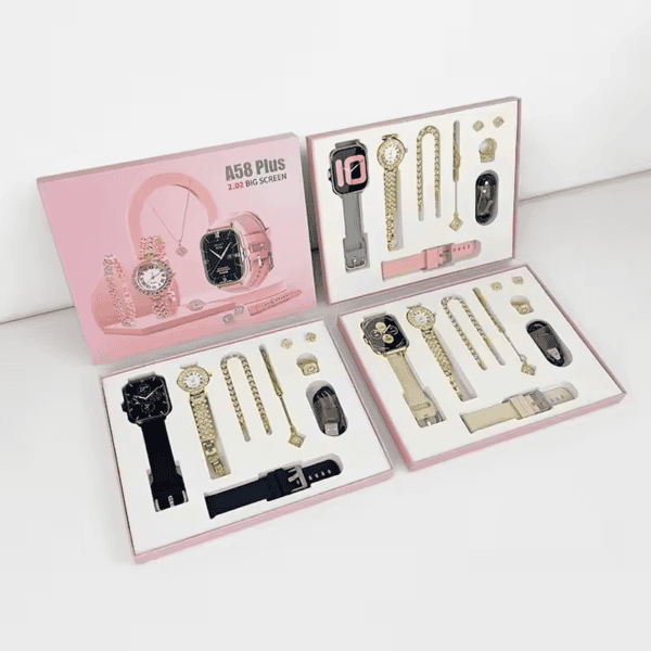 A58 Plus 6 In 1 - Smartwatch For Women | Best Quality Smart Watch For Girls | Perfect For Gift